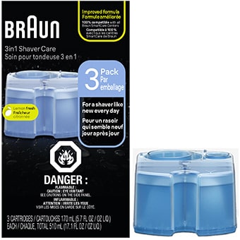 Braun Clean & Renew Cartridges - 3 Pack