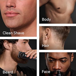 Braun AIO9530 Grooming Applications - Benefits