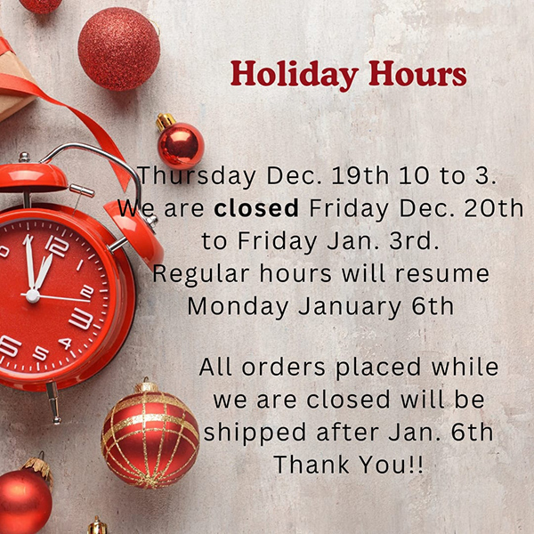 Holiday Hours