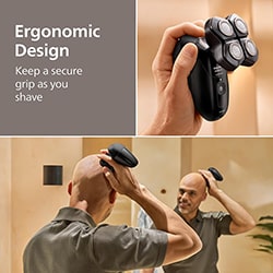 Philips HS5980 Head Shaver Ergonomic Design
