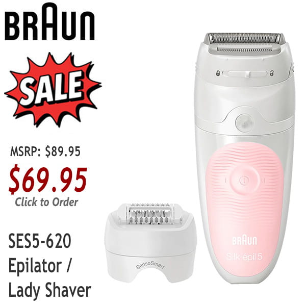 Braun SES5-620 Epilator / Lady Shaver